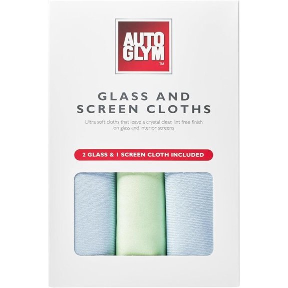 Autoglym Lint-Free Microfibre Cleaning Cloths (3-Pack)