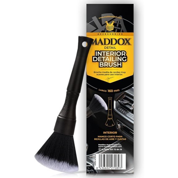 Maddox Detail Interior Detailing Brush Black/White Mediano