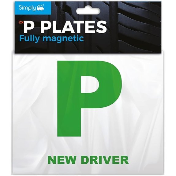 Simply TL1100 Magnetic Car P-Plates Twin Pack