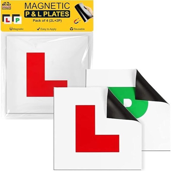 Double Dragon 4-Pack Magnetic L & P Plates