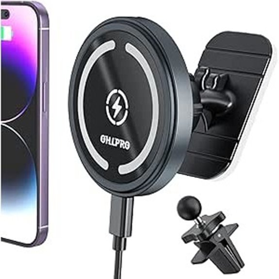 OHLPRO MagSafe Car Mount Charger for iPhone