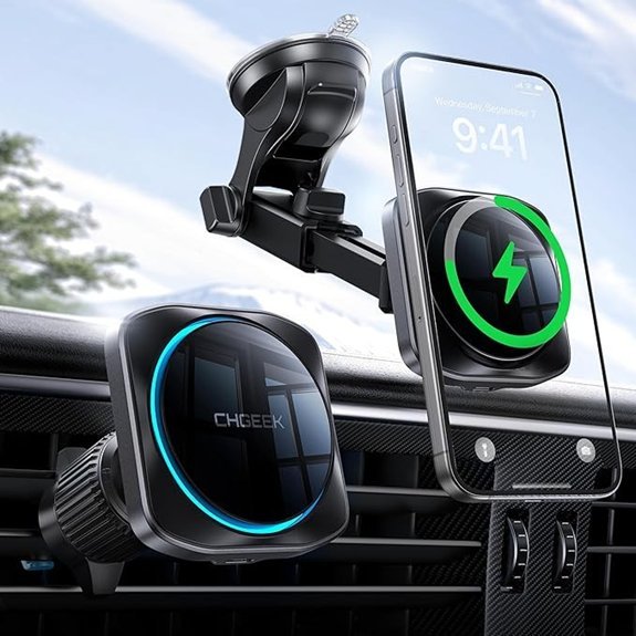 CHGeek MagSafe Wireless Car Phone Holder Charger