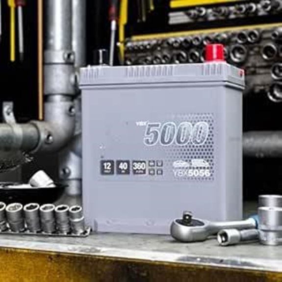 12V Compact Car Battery - Maintenance-Free Replacement