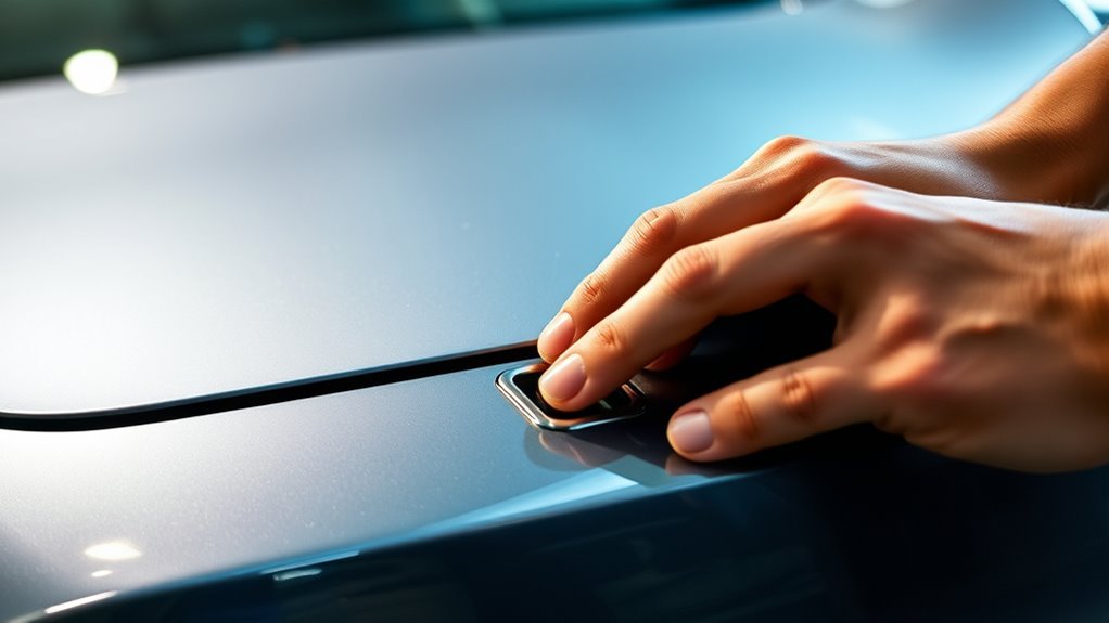 manual tesla frunk access