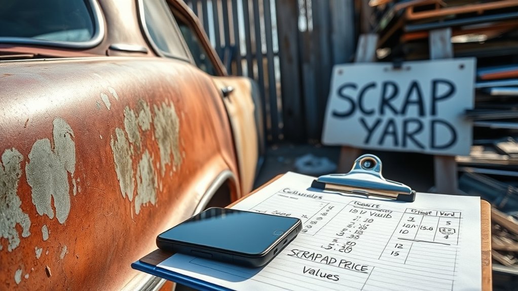 maximize scrap vehicle value