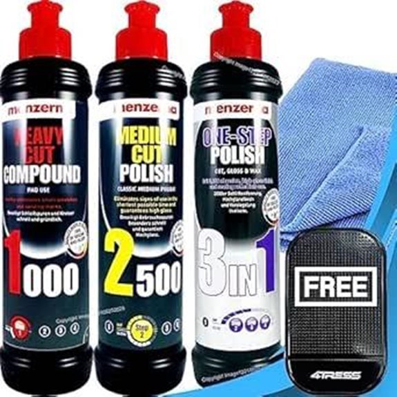 Menzerna Car Polish Set with Microfiber Cloth