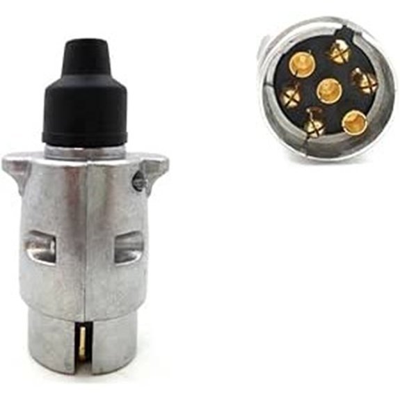 7 PIN Metal Plug for Trailer Towing Lights
