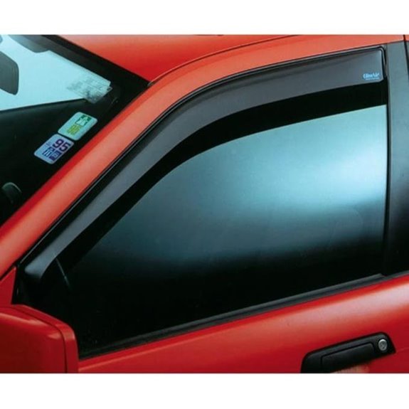ClimAir Window Visors compatible with MG ZS 2017-2024 incl. EV 2019-2024
