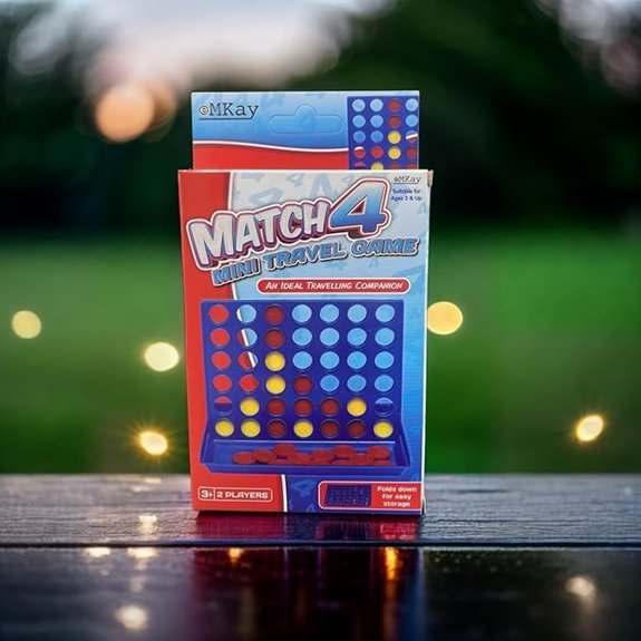 eMKay® MATCH 4 MINI TRAVEL CAR HOLIDAY FAMILY GAME
