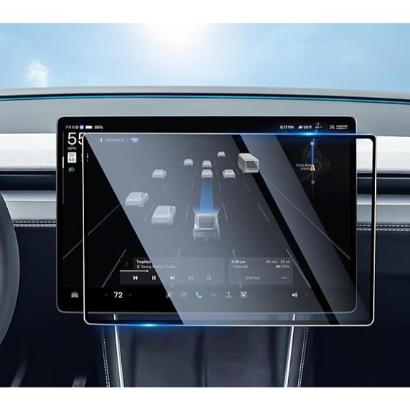 SHAOHAO Car Navigation Screen Protector for Model Y