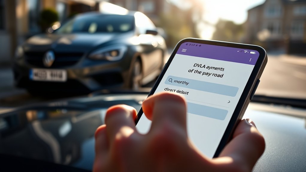 monthly direct debit car tax