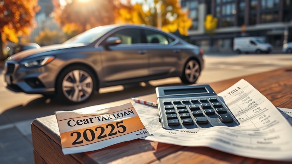 new car loan deduction