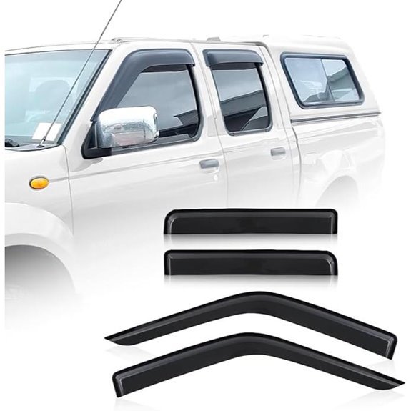 Wind Deflectors for Nissan Navara D22 (4PCS)