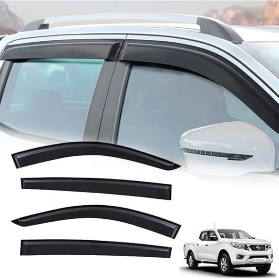 Wind Deflectors for Nissan Navara (2016-2025)