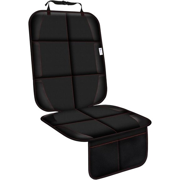 Car Seat Protector with Non-Slip Rubber Backing