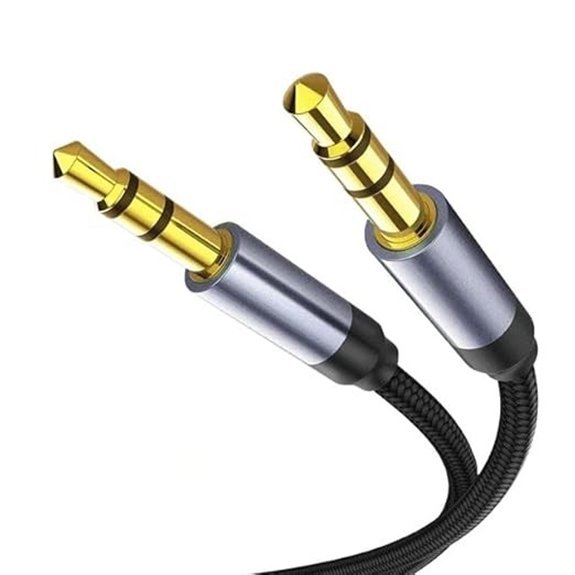 Aux to Aux Cable 2M Nylon Braided Audio Cable