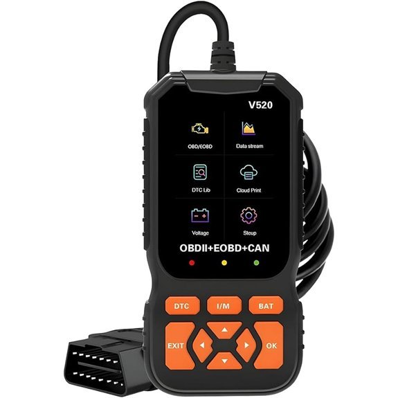 Professional OBD2 Car Scanner Diagnostic Tool V520