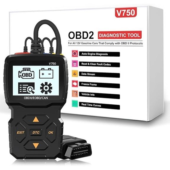 Car OBD2 Diagnostic Scanner with DTC Definition