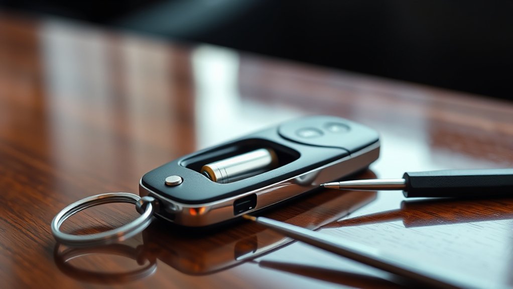 open key fob safely