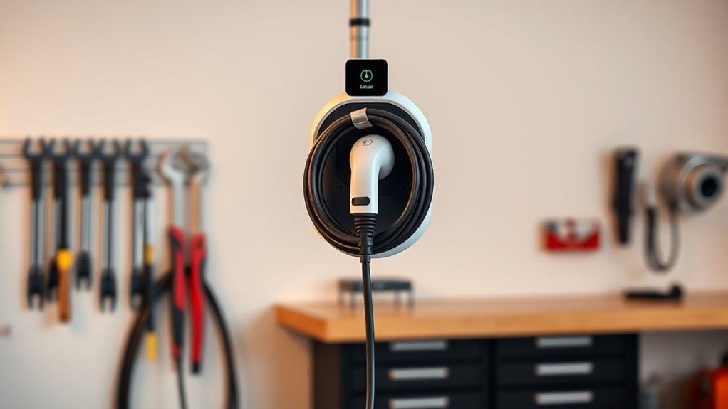 optimal ev cable mounting