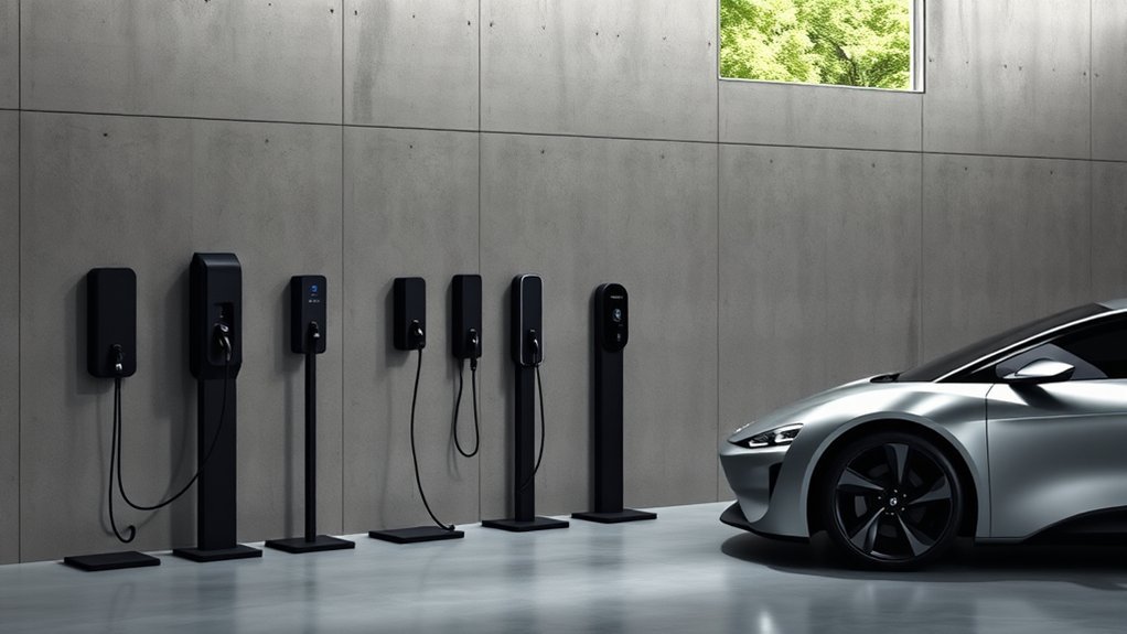 organize ev charging space