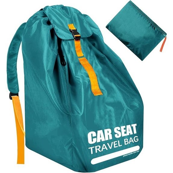 Car Seat Travel Bag for Airplane with Padded Straps