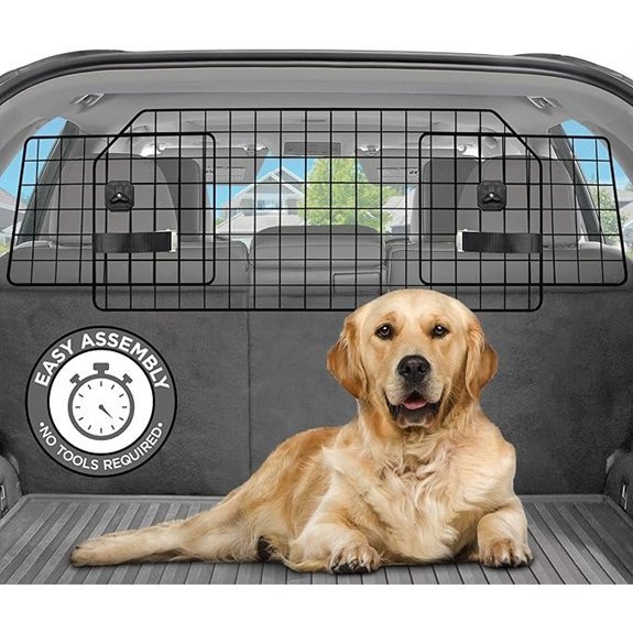 Pawple Dog Car Barrier for SUVs and Cars