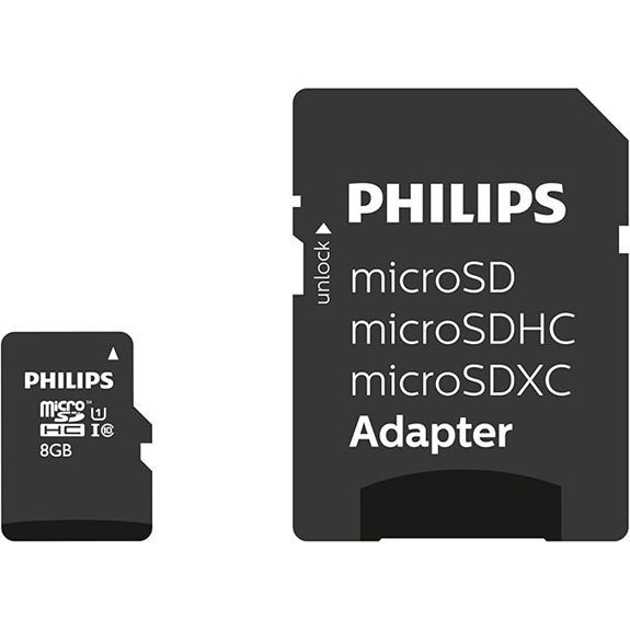 Philips Micro SDHC 8 GB Class 10 Memory Card with Adapter