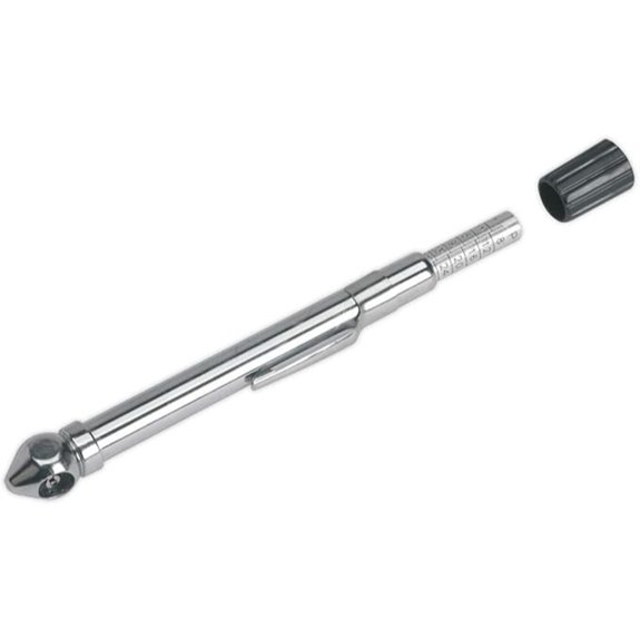 Sealey Tstpg9 Tyre Pressure Gauge With Pocket Clip 6-50Psi