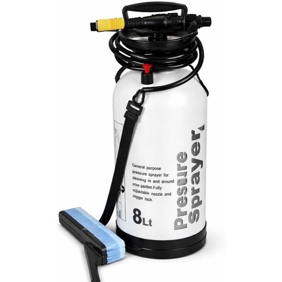 8L Portable Car Washing Sprayer with Brush