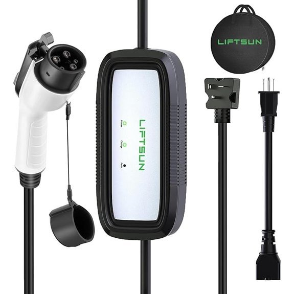 LiftSun Level 1+2 Portable EV Charger