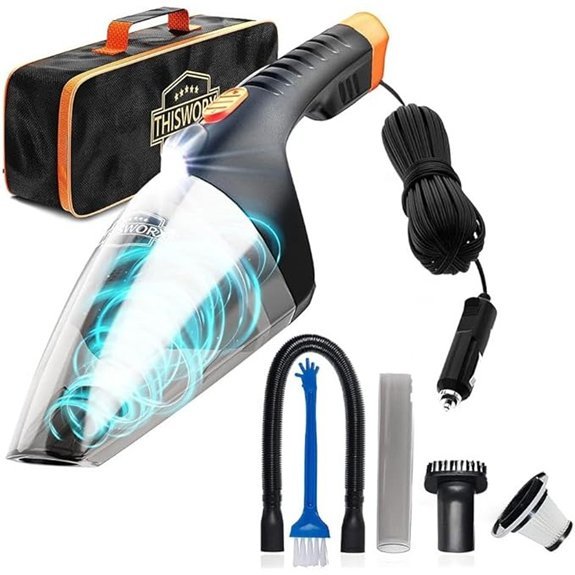 ThisWorx Portable Handheld Car Vacuum Cleaner Kit