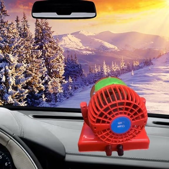 Portable Car Heater with Defrosting and Cooling Function