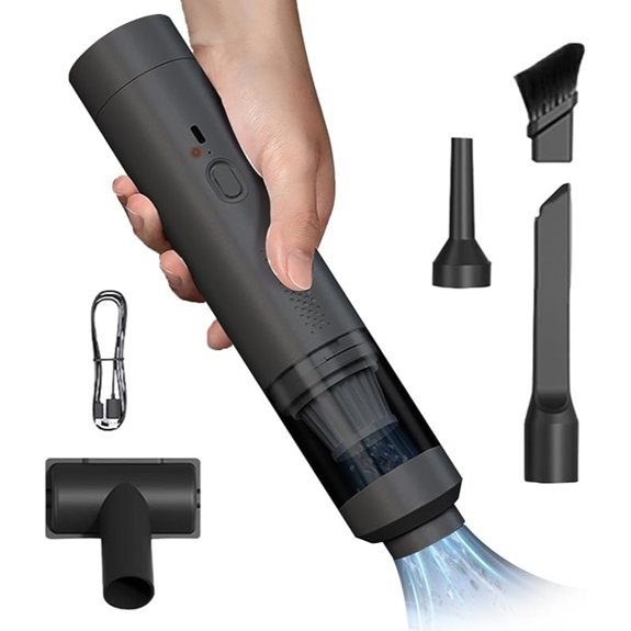 Cordless High Power Car Vacuum - USB Rechargeable