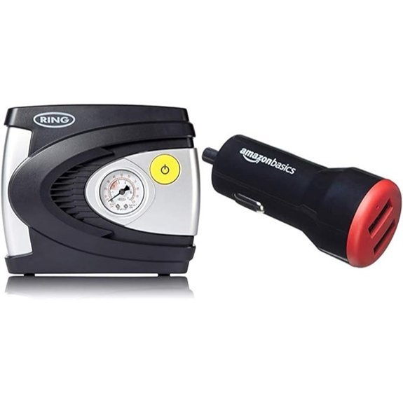 Ring Automotive 12V Tyre Inflator & Car Charger