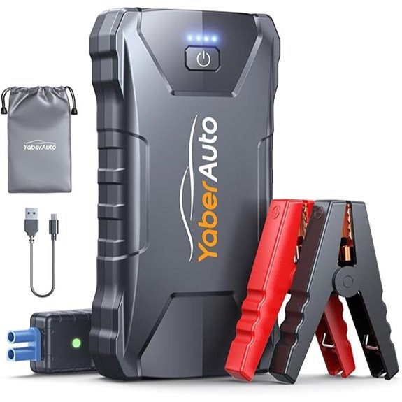 YaberAuto 4000A Car Jump Starter Power Pack