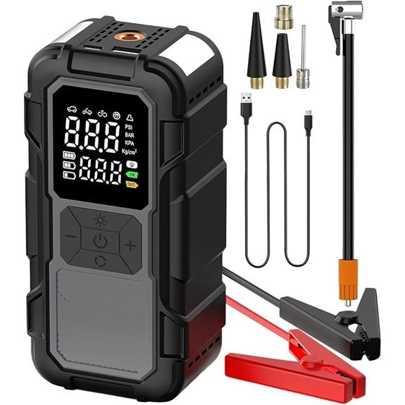 Jump Starter with Air Compressor - 4000A