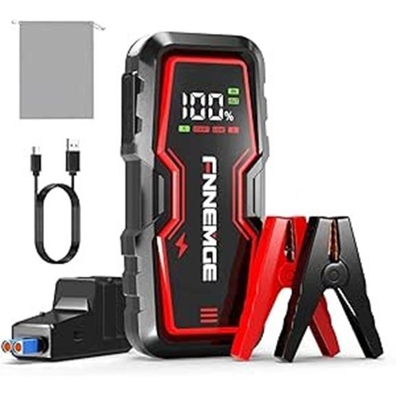 6000A Jump Starter Power Bank with Compressor