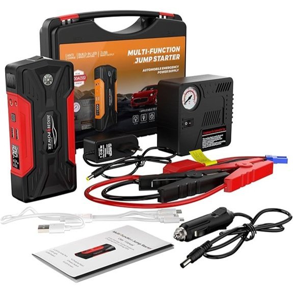 28000mAh Car Jump Starter with Air Compressor