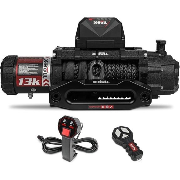 X-BULL Electric Winch 13000 lb with Synthetic Rope