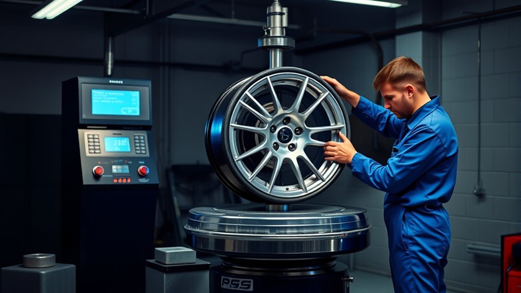 precision tire balancing process