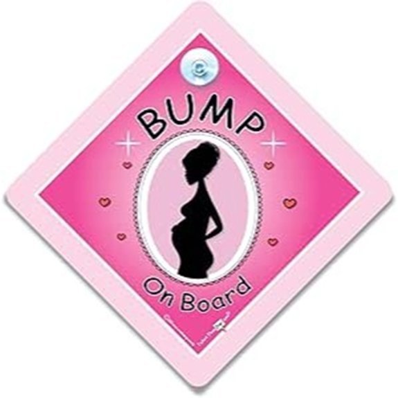 Bump On Board Car Sign for Pregnant Ladies
