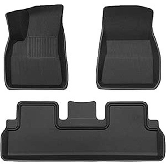 TAPTES Premium All Weather Floor Mats for Tesla Model 3