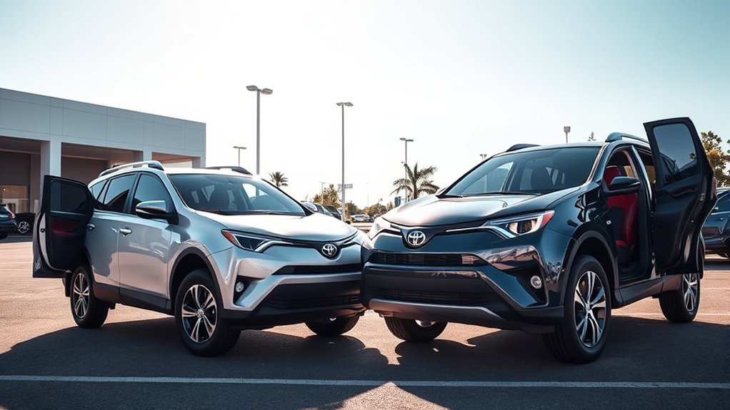 price comparison rav4 trims