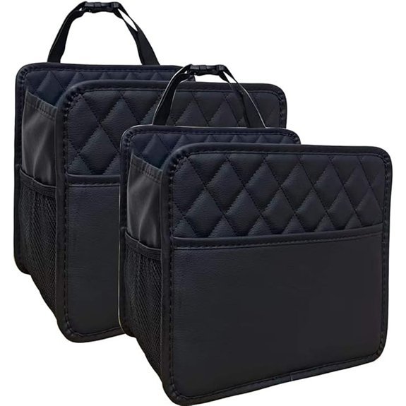 Car Back Seat Organizer in PU Leather