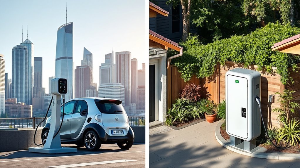 public vs private charging