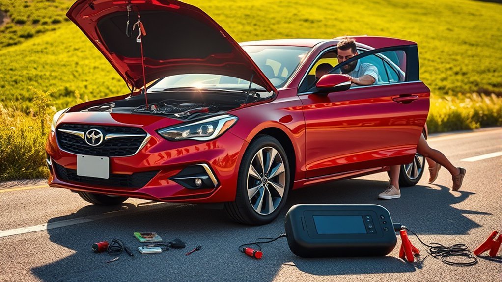 push start a dead battery