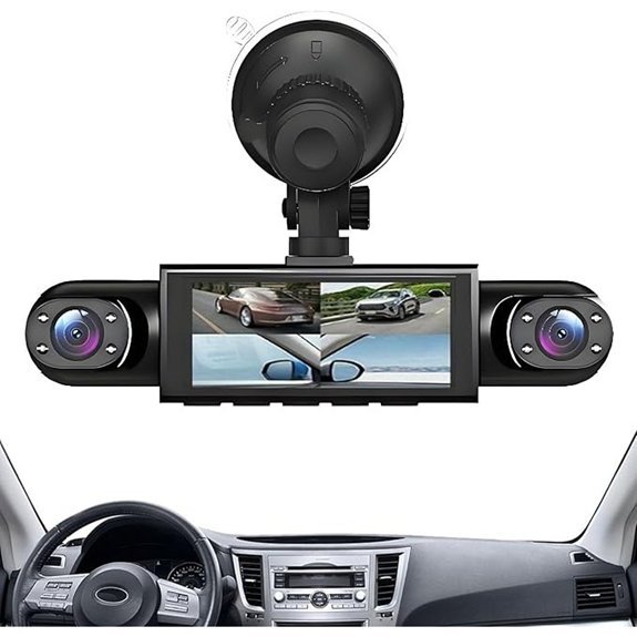 Car Dash Cam with 1080p Quad Channel Recording