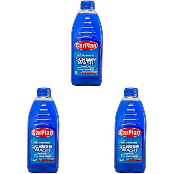 CarPlan All Seasons Ready Mixed Screen Wash 1 Litre (Pack of 3)