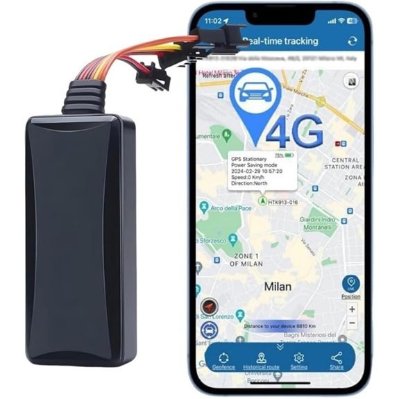 4G GPS Car Tracker with Real-time Location